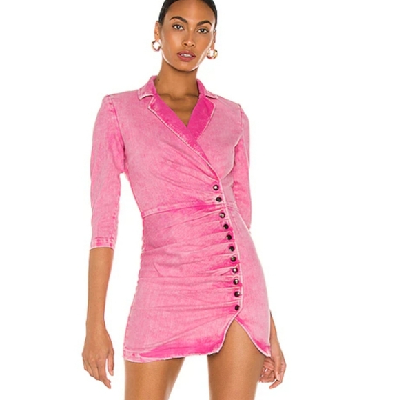 Retrofete Willa Dress inVintage Pink - Picture 2 of 10